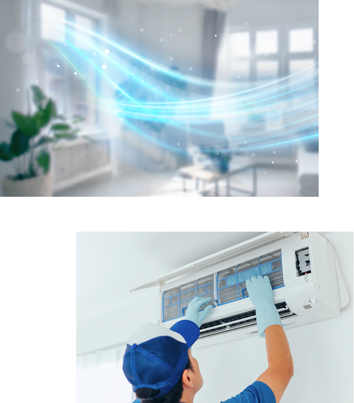 空調と電気で、快適な空間づくりをサポートします。